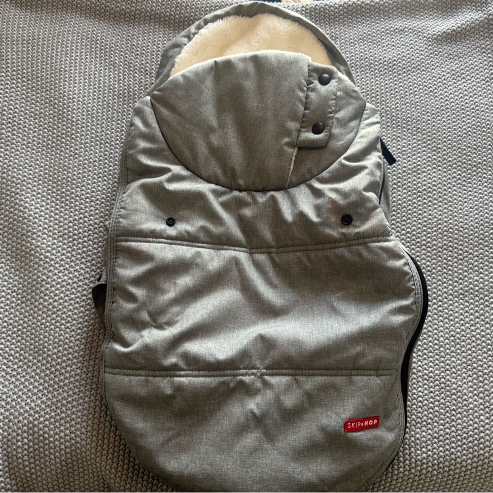 Skip Hop Winter Car Seat Cover, Stroll & Go, Heather Grey